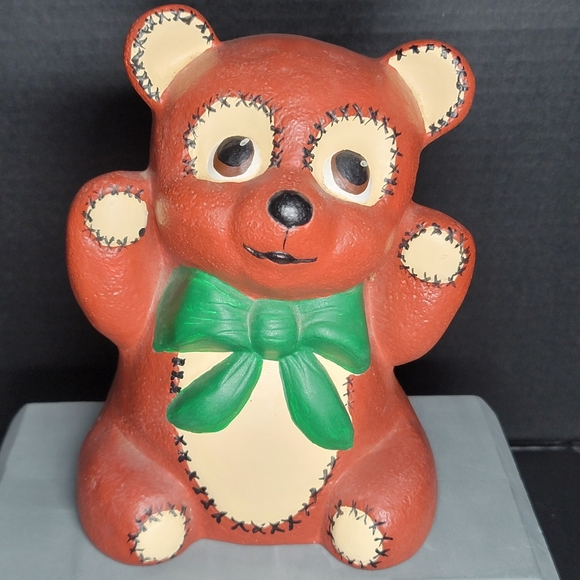Vintage Lone Star Ceramic Teddy Bear 1981-rare,figurine,antique,collectible - Picture 1 of 10
